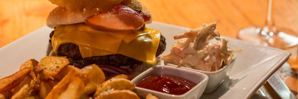 Food served at The Gordon Arms restaurant